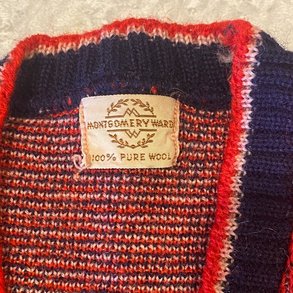 Vintage Wool Ski Sweater - Picture 2 of 6